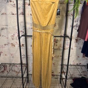 Baby Phat Gold Velour Jumpsuit